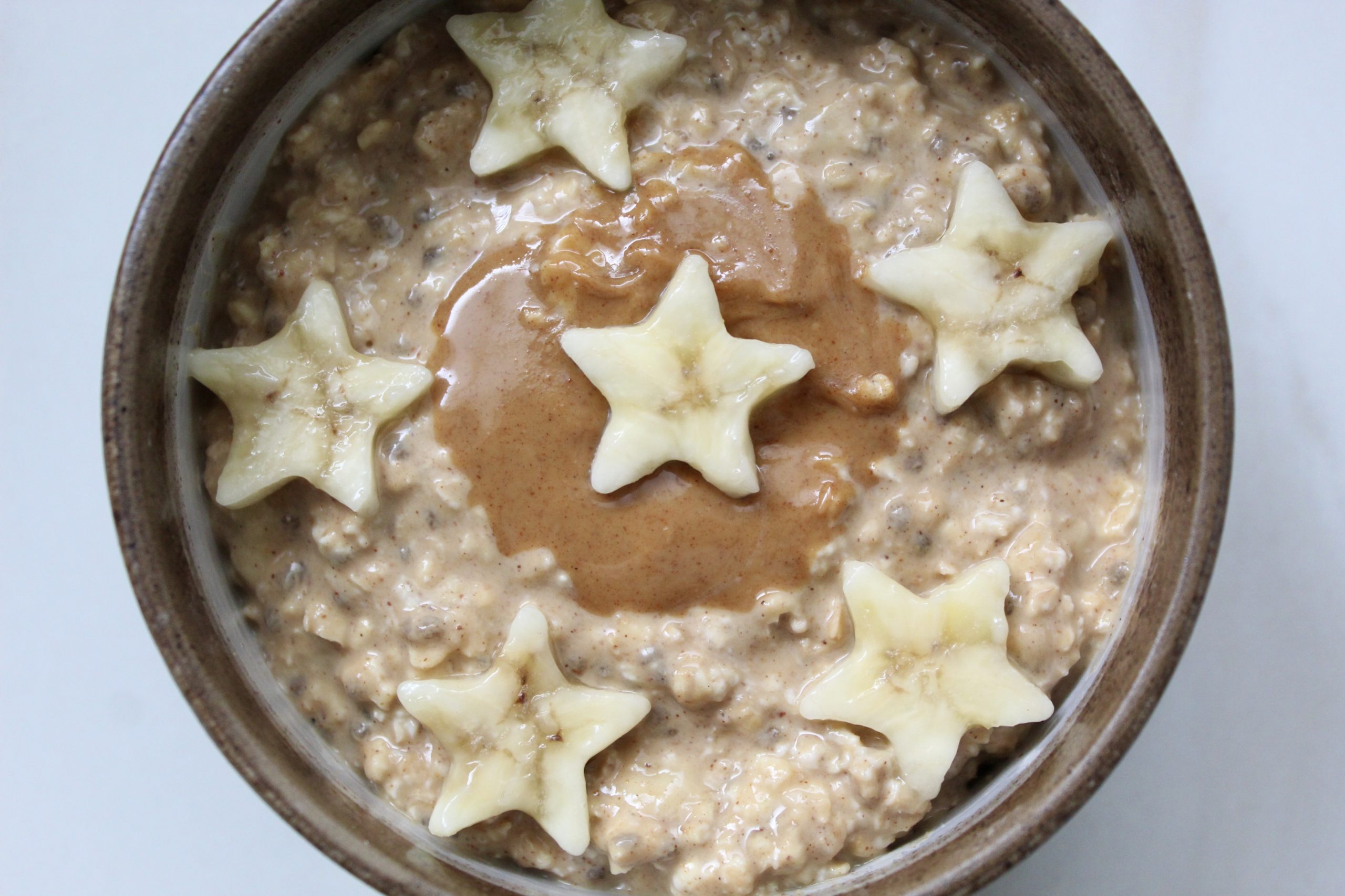 Peanut Butter Banana Overnight Oats – No Meat Fast Feet