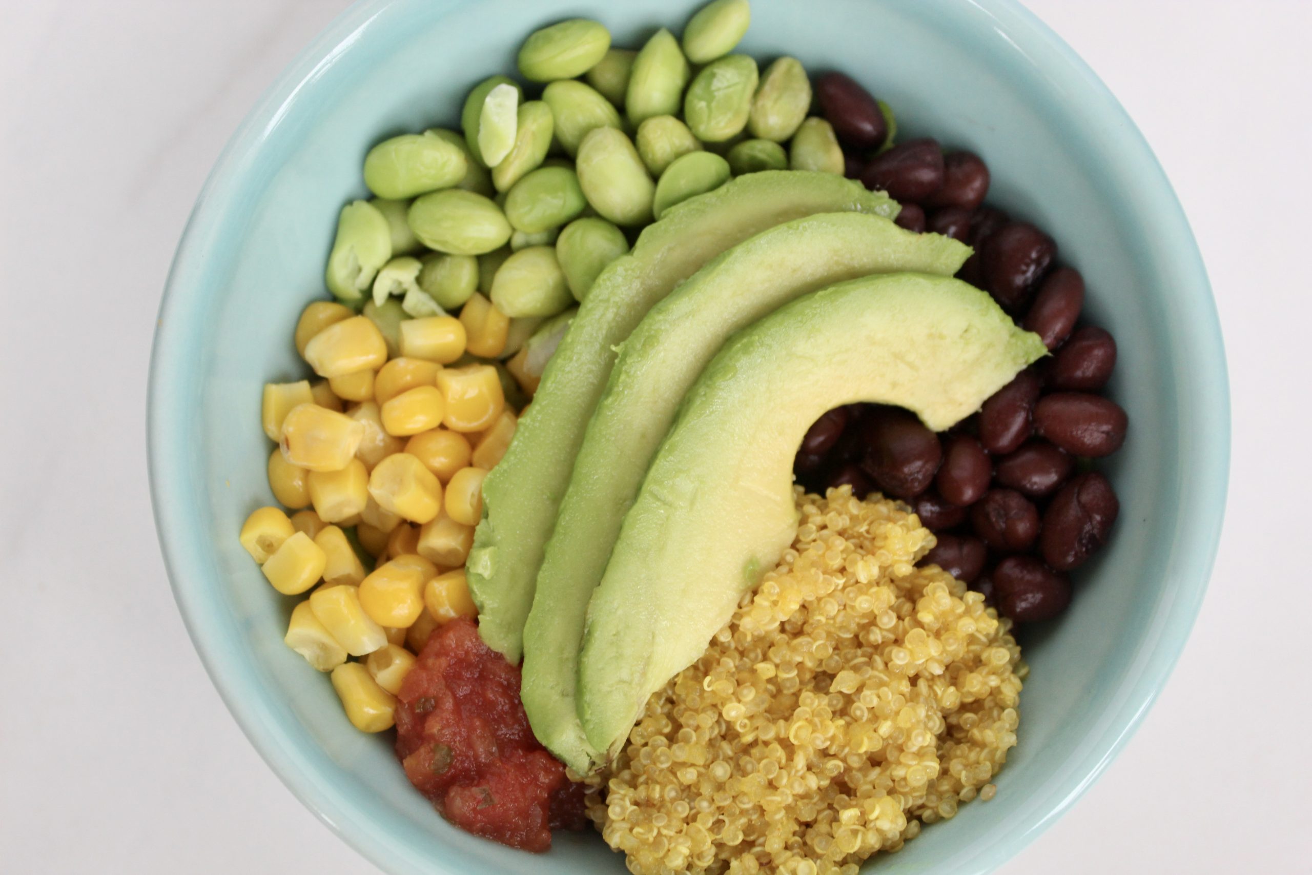 Meal-Prep Vegetarian Quinoa Burrito Bowls - Simply Quinoa