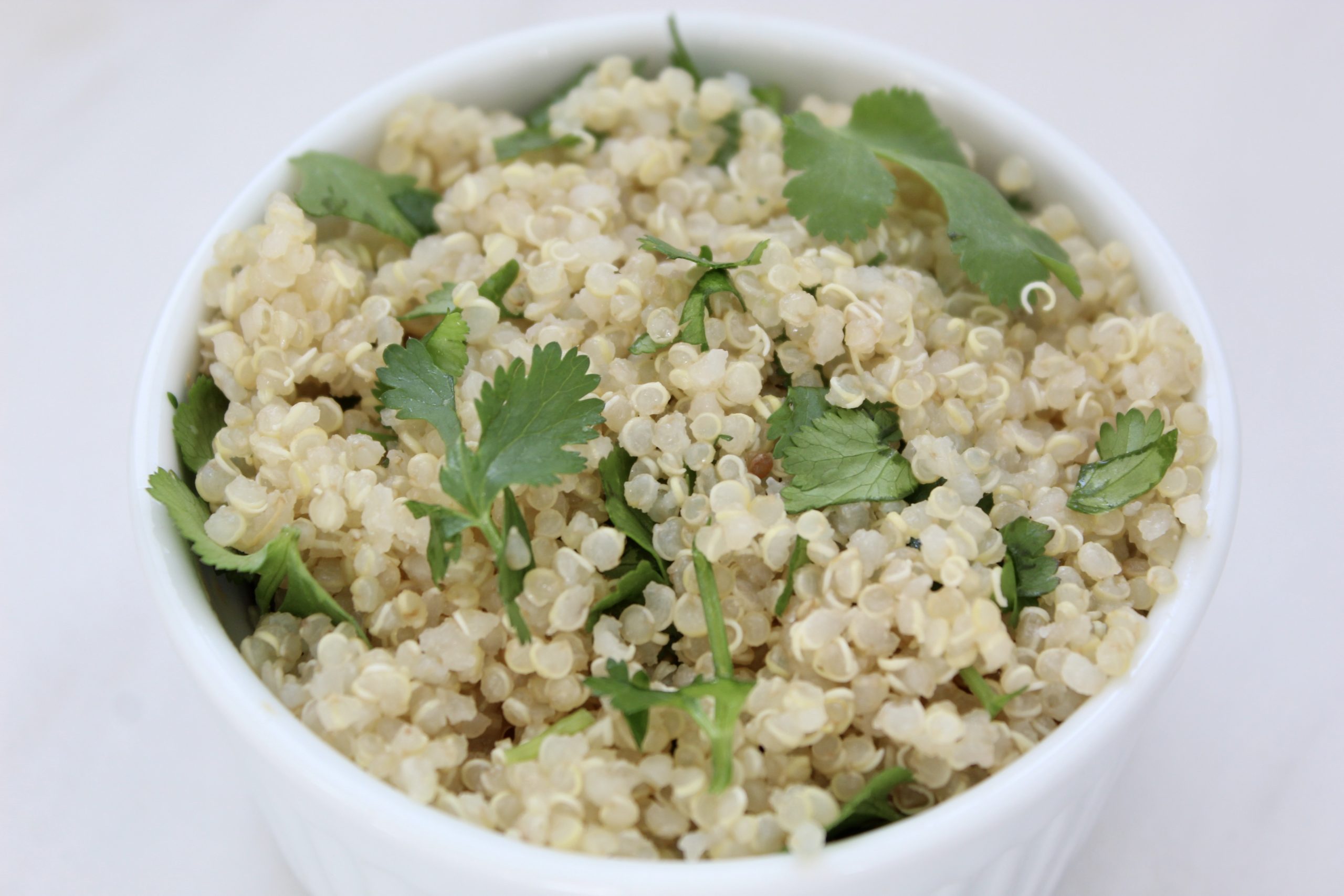 Easy Cilantro Lime Quinoa – No Meat Fast Feet